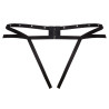 Livco Corsetti Fashion - String Nomade Sans Crotchless Noir